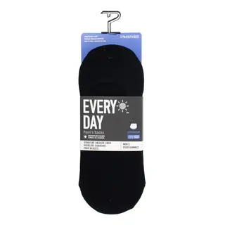Perri’s Socks Everyday Sneaker Liner - 3Pk - Black