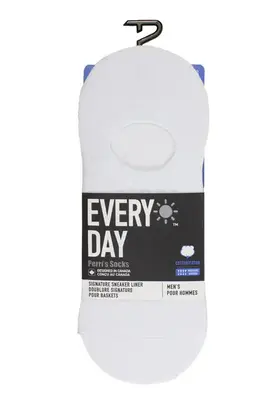 Perri’s Socks Everyday Sneaker Liner - 3pk - White