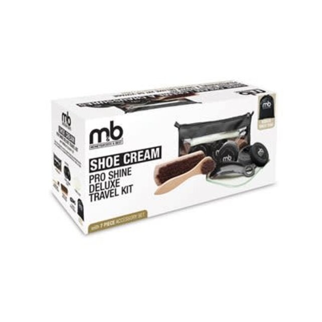 Moneysworth & Best Pro Shoe Shine Deluxe Travel Kit