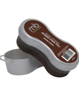 Moneysworth & Best Shoe Care Shine Sponge - Brown