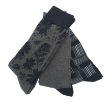 Robert Graham Multi Pattern 3-Pack  Socks - Black
