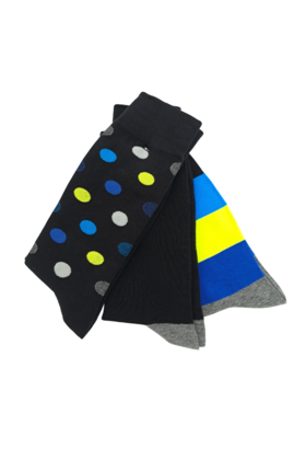 Robert Graham Multi Pattern 3-Pack  Socks - Multi
