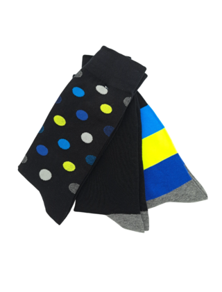 Robert Graham Multi Pattern 3-Pack  Socks - Multi