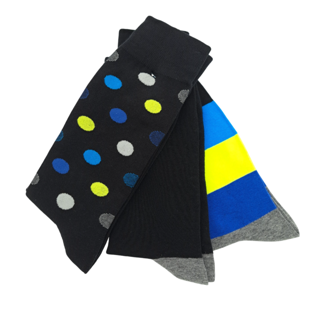 Robert Graham Multi Pattern 3-Pack  Socks - Multi