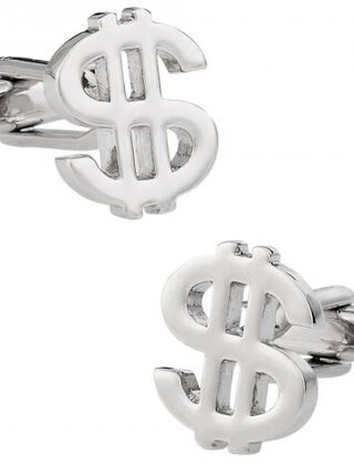 Dollar Sign Cufflinks