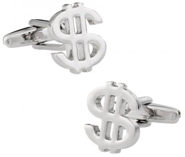 Dollar Sign Cufflinks