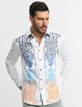 Robert Graham Gate Keeper Dress Shirt - White