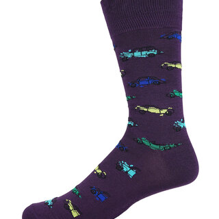 Robert Graham Classic Car Socks - Purple