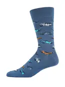 Robert Graham Classic Car Socks - Denim