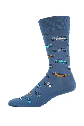 Robert Graham Classic Car Socks - Denim