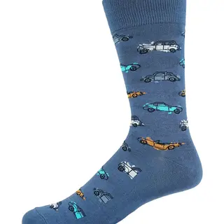 Robert Graham Classic Car Socks - Denim