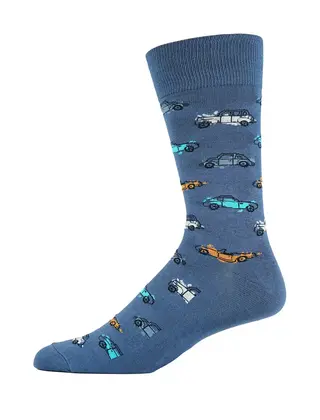 Robert Graham Classic Car Socks - Denim