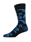 Robert Graham Floral Paisley Socks - Blue