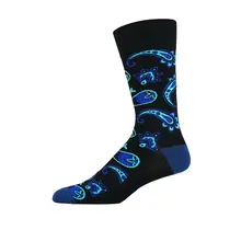 Robert Graham Floral Paisley Socks - Blue