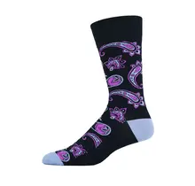 Robert Graham Floral Paisley Socks - Purple