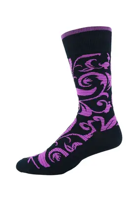 Robert Graham Floral Socks - Purple