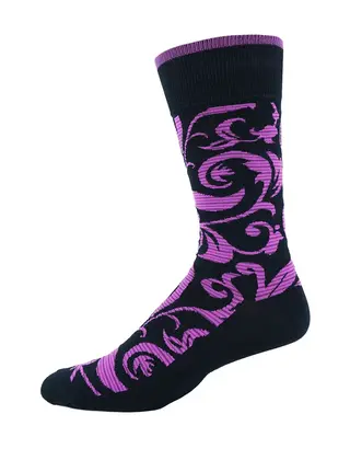 Robert Graham Floral Socks - Purple