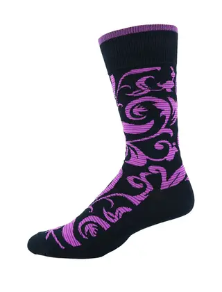Robert Graham Floral Socks - Purple