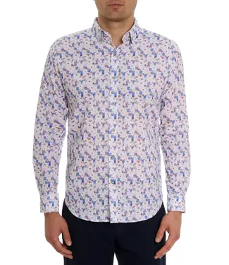 Robert Graham Robert Graham Dress Shirt - Blue Hawaiian