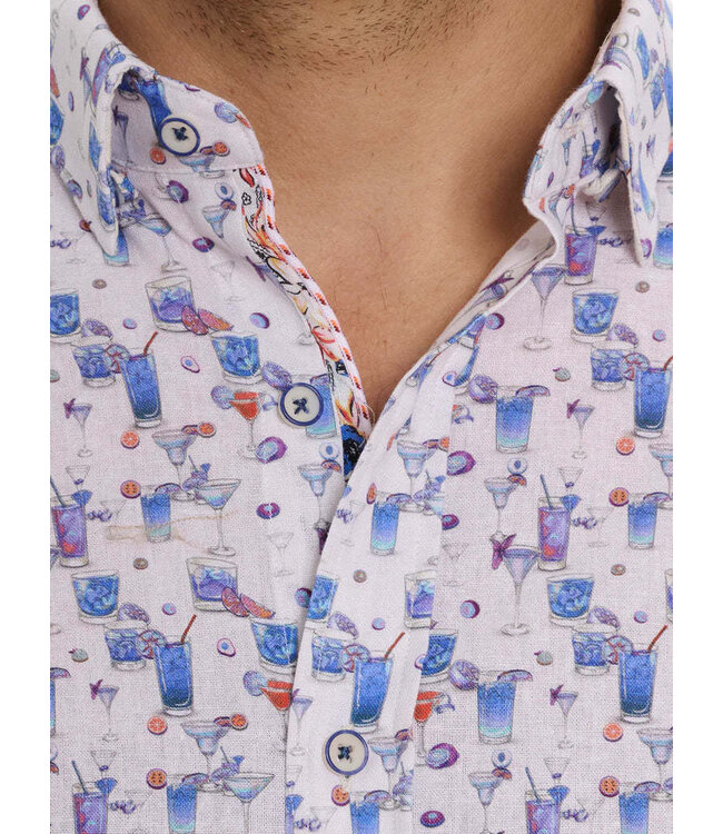 Robert Graham Robert Graham Dress Shirt - Blue Hawaiian
