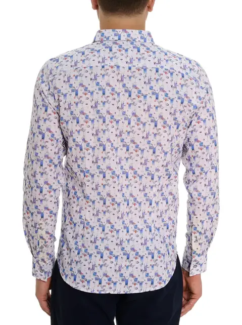 Robert Graham Dress Shirt - Blue Hawaiian Robert Graham Dress Shirt - Blue Hawaiian