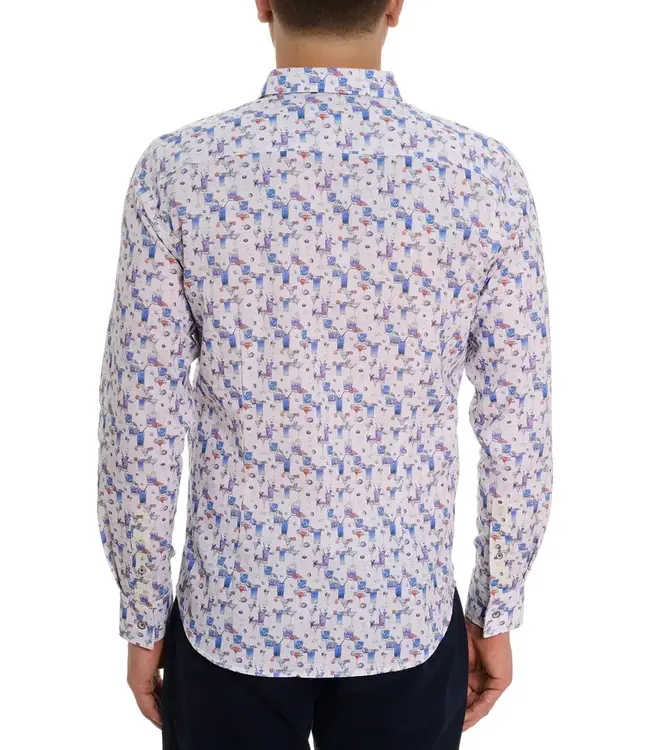 Robert Graham Robert Graham Dress Shirt - Blue Hawaiian
