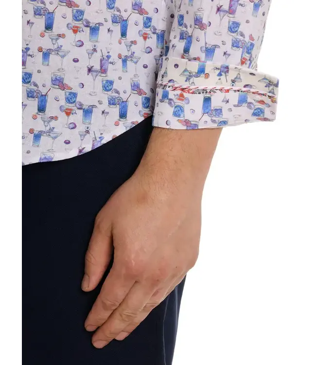 Robert Graham Robert Graham Dress Shirt - Blue Hawaiian