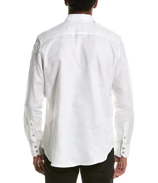 Robert Graham Robert Graham Poseidon Short Sleeve Dress Shirt - White