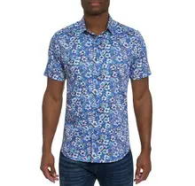 Robert Graham Sole Short Sleeve Dress Shirt  - Multi