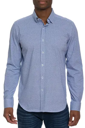 Robert Graham Girman Dress Shirt - Navy