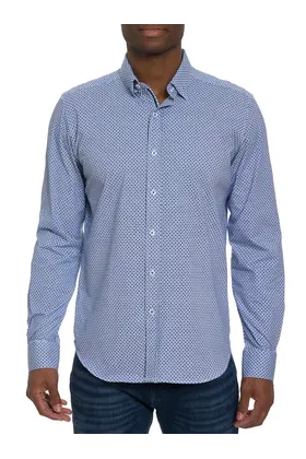 Robert Graham Girman Dress Shirt - Navy