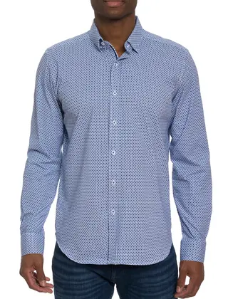 Robert Graham Girman Dress Shirt - Navy