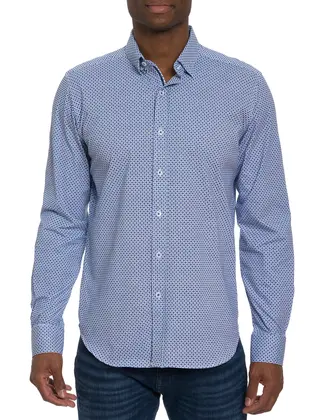 Robert Graham Girman Dress Shirt - Navy