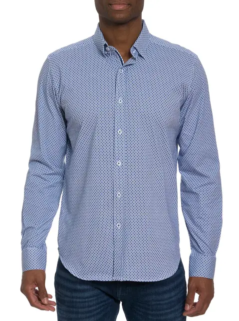 Robert Graham Girman Dress Shirt - Navy Robert Graham Girman Dress Shirt - Navy