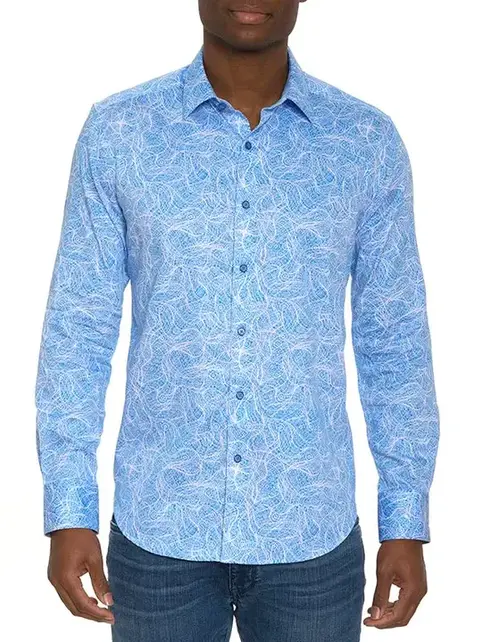 Robert Graham Long Sleeve Classic Fit Dress Shirt - Stelvio