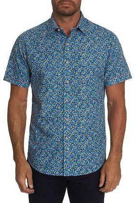 Robert Graham Short Sleeve Dress Shirt - Vertliner