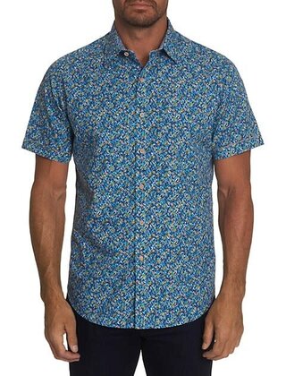 Robert Graham Short Sleeve Dress Shirt - Vertliner