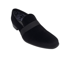 Couture 1910 Velvet Loafer- Black