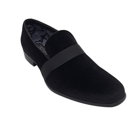 Couture 1910 Velvet Loafer- Black