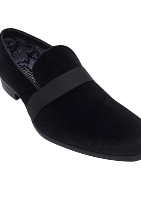 Couture 1910 Velvet Loafer- Black
