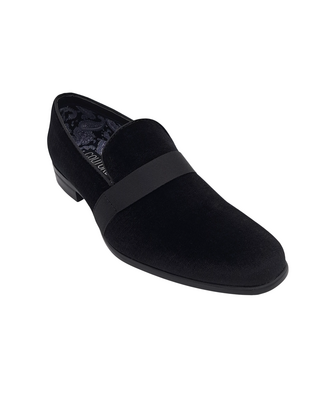 Couture 1910 Velvet Loafer- Black