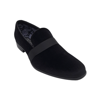 Couture 1910 Velvet Loafer- Black