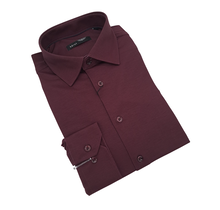Horst Soft Dress Shirt - Burgundy