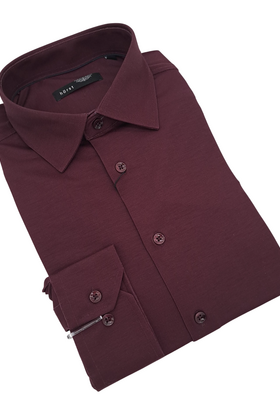 Horst Soft Dress Shirt - Burgundy