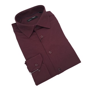 Horst Soft Dress Shirt - Burgundy