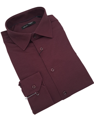 Horst Soft Dress Shirt - Burgundy