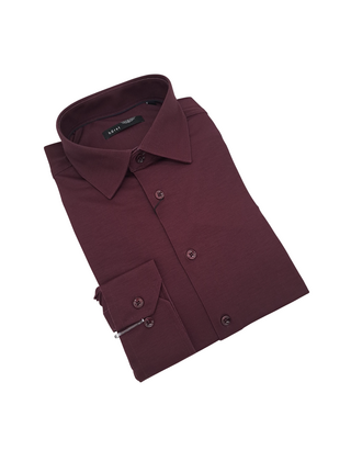 Horst Soft Dress Shirt - Burgundy