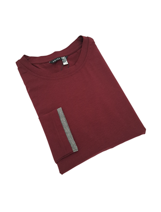 Horst Long Sleeve T-Shirt - Burgundy
