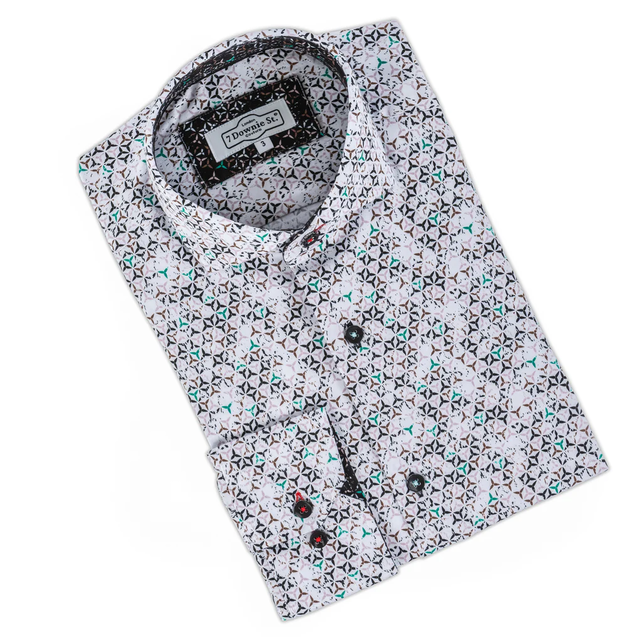 7 Downie St. Pattern Dress Shirt - 6012