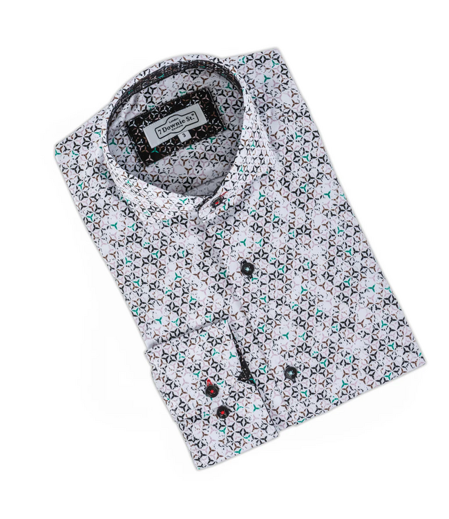 7 Downie St. 7 Downie St. Pattern Dress Shirt - 6012